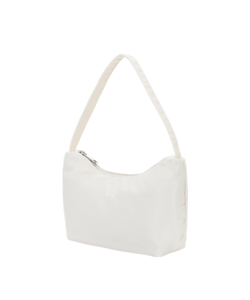 NICOLE NYLON MINI HOBO BAG_CREAM