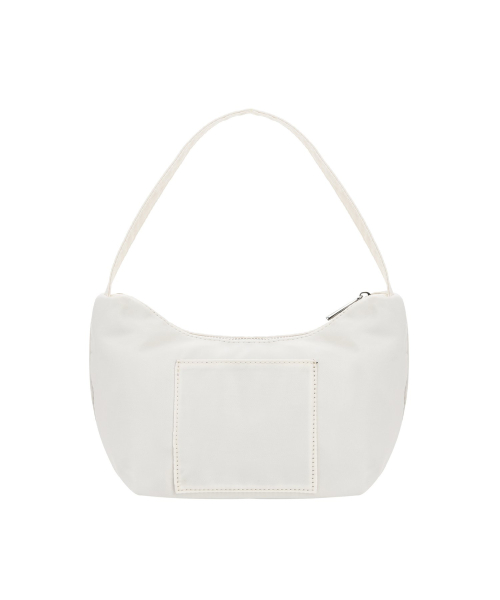 NICOLE NYLON MINI HOBO BAG_CREAM