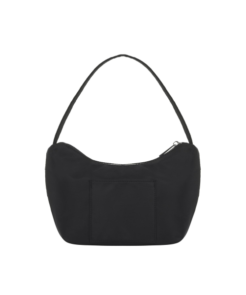 NICOLE NYLON MINI HOBO BAG_BLACK