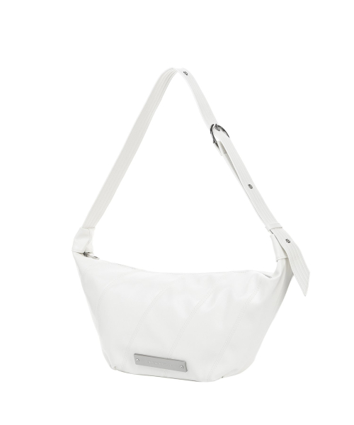 CRYSTAL PANEL HOBO BAG_IVORY