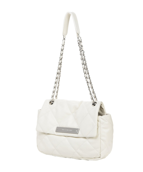 CRYSTAL CLASSIC CHAIN BAG_CREAM