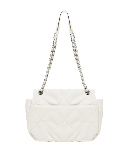 CRYSTAL CLASSIC CHAIN BAG_CREAM
