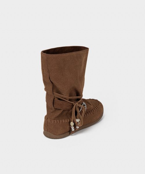 보헴 랩 모크 부츠 브라운