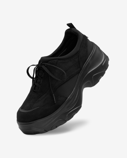 Lomita Platform Slipon Black OZPDGA389B