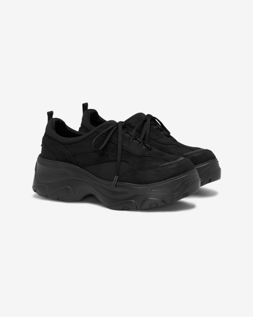 Lomita Platform Slipon Black OZPDGA389B
