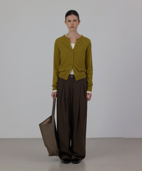 Double Pleats Chino Trousers