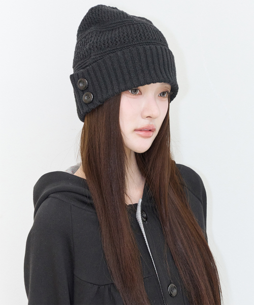 BASIC KNIT BEANIE BLACK