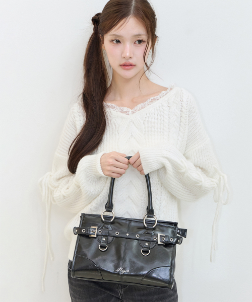 OV MINI SHOULDER BAG BLACK