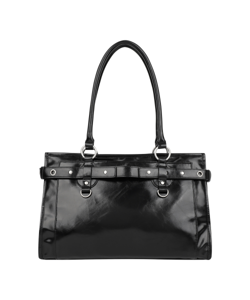 OV BIG SHOULDER BAG BLACK
