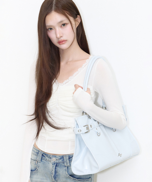 OV BIG SHOULDER BAG SKY BLUE