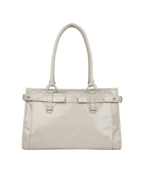 OV BIG SHOULDER BAG BEIGE