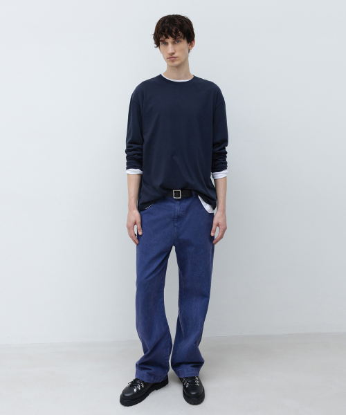 SUPIMA Cotton Long Sleeve NAVY