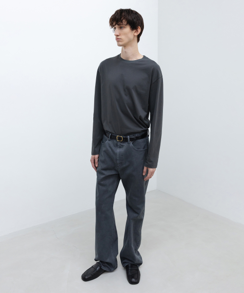 SUPIMA Cotton Long Sleeve CHARCOAL