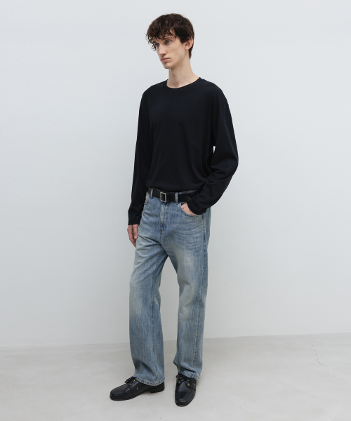 SUPIMA Cotton Long Sleeve BLACK