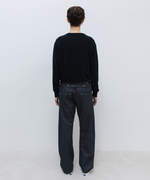 Cashmere V-Neck Knit BLACK