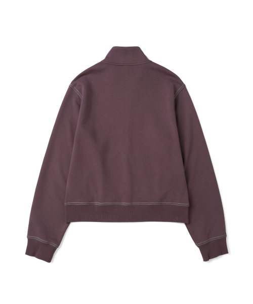 TCM tcdmt half neck zip-up (dusty purple)