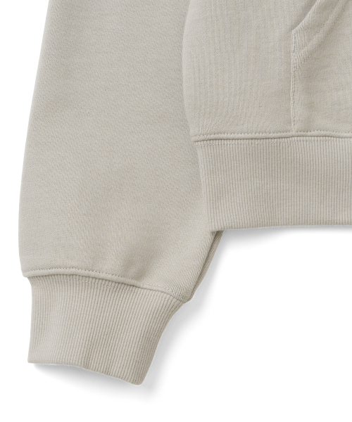 TCM stripe starfish logo hoodie (sand beige)