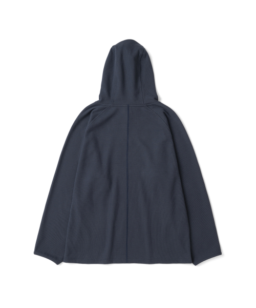 TCM stitch cross hooded long sleeve (navy)