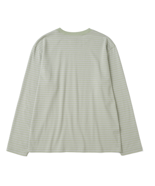 TCM mini logo stripe long sleeve (mint)