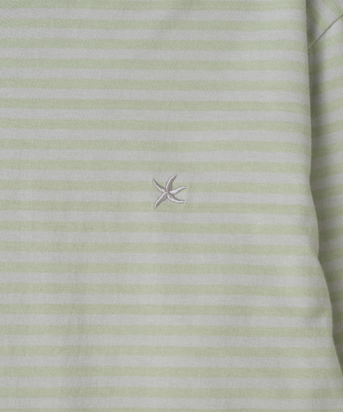 TCM mini logo stripe long sleeve (mint)