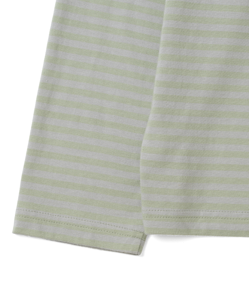 TCM mini logo stripe long sleeve (mint)