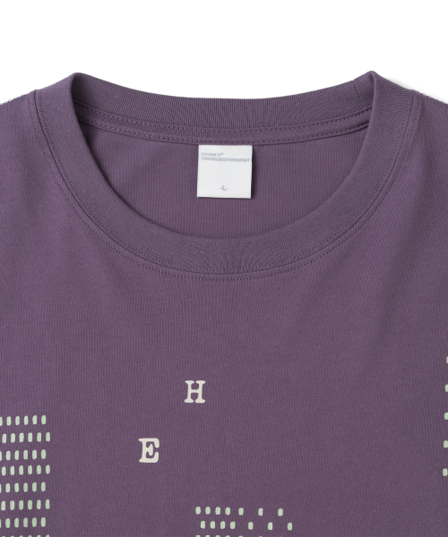 TCM lettering long sleeve (purple)