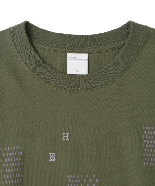 TCM lettering long sleeve (khaki)