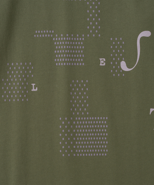 TCM lettering long sleeve (khaki)