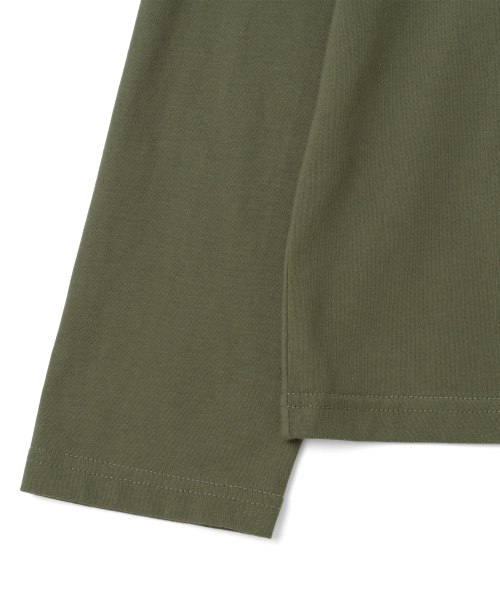 TCM lettering long sleeve (khaki)