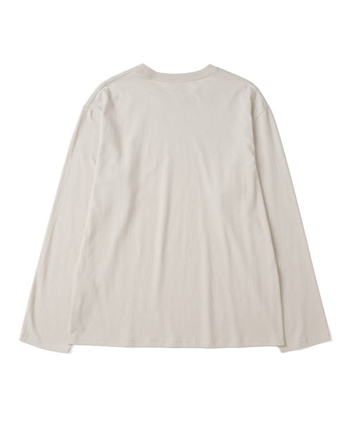 TCM starfish mini logo long sleeve (beige)