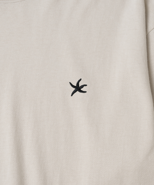 TCM starfish mini logo long sleeve (beige)