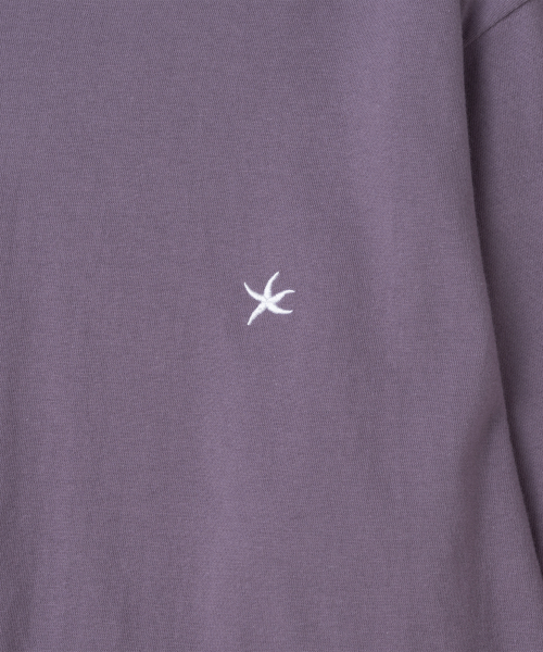 TCM starfish mini logo long sleeve (purple)
