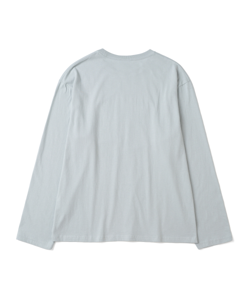 TCM vintage logo long sleeve (mint grey)