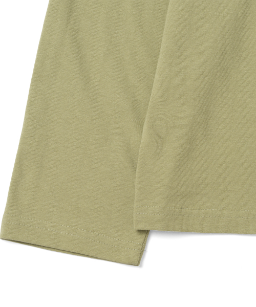 TCM type logo long sleeve (olive)