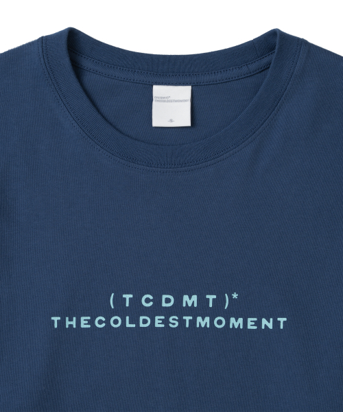 TCM type logo long sleeve (dark blue)