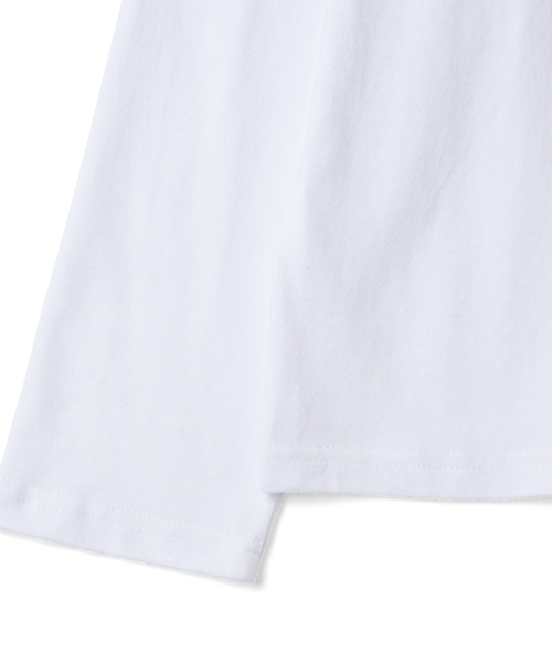 TCM type logo long sleeve (white)