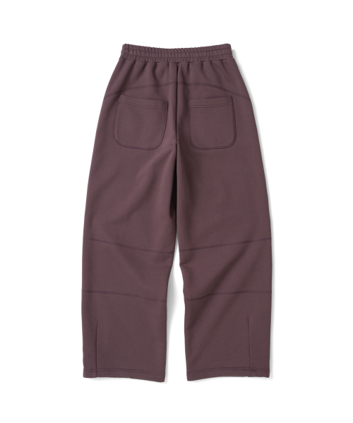 TCM stitch sweat pants (dusty purple)