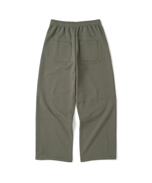 TCM stitch sweat pants (khaki brown)
