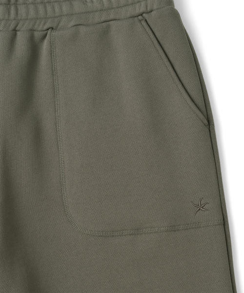 TCM stitch sweat pants (khaki brown)