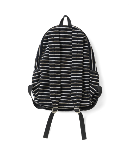 TCM terry multi stripe backpack (black)