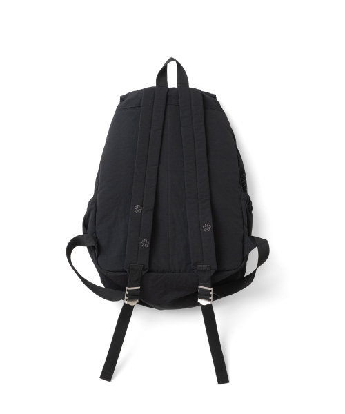 TCM nylon flap strap backpack (black)