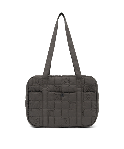TCM tcdmt quilting shoulder bag (charcoal)