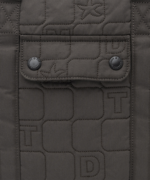 TCM tcdmt quilting shoulder bag (charcoal)