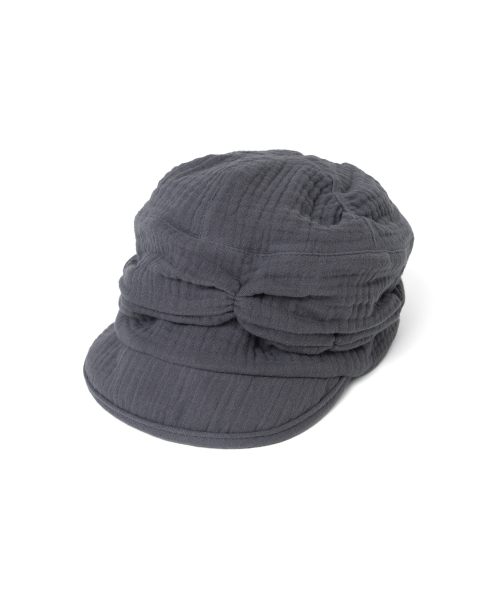 TCM shirring belt cap (charcoal)