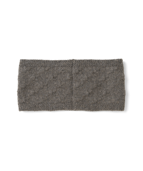 TCM cross knit head band (brown)