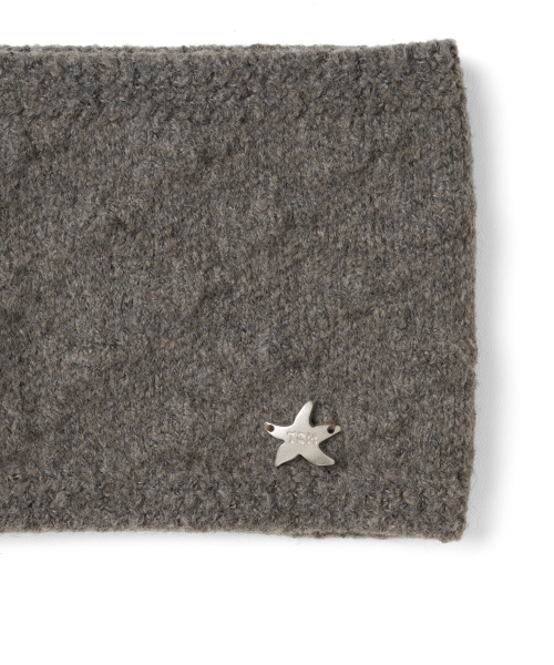 TCM cross knit head band (brown)