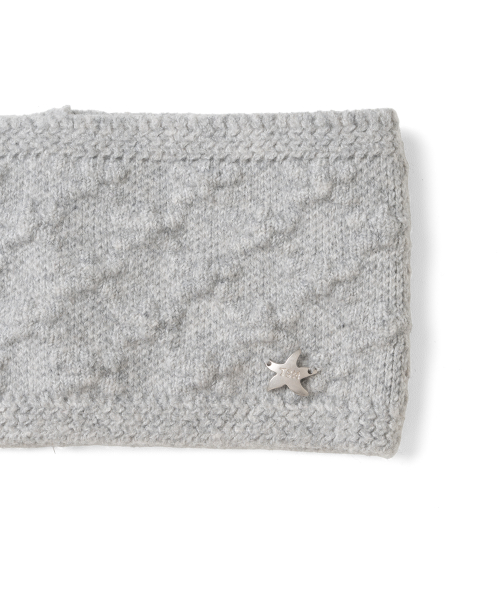 TCM cross knit head band (grey)