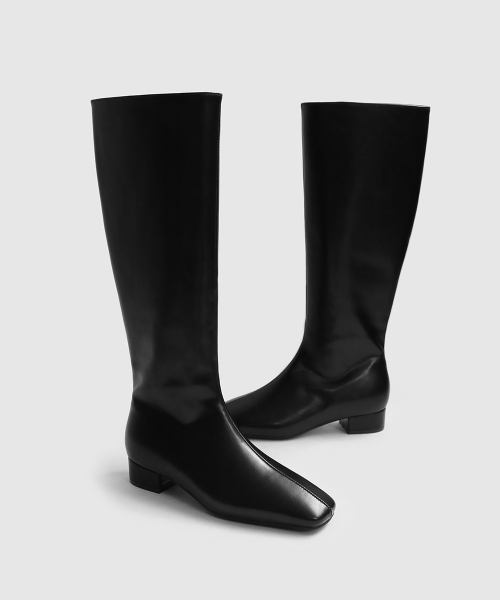 JAMIR Square Long Boots (3cm)