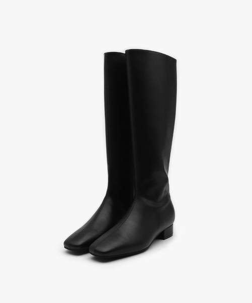 JAMIR Square Long Boots (3cm)