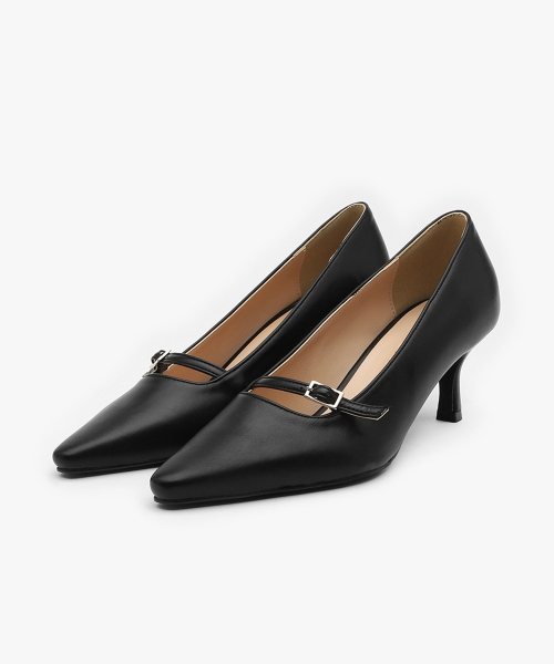 Mobina Square Pump Heels (4/6cm)